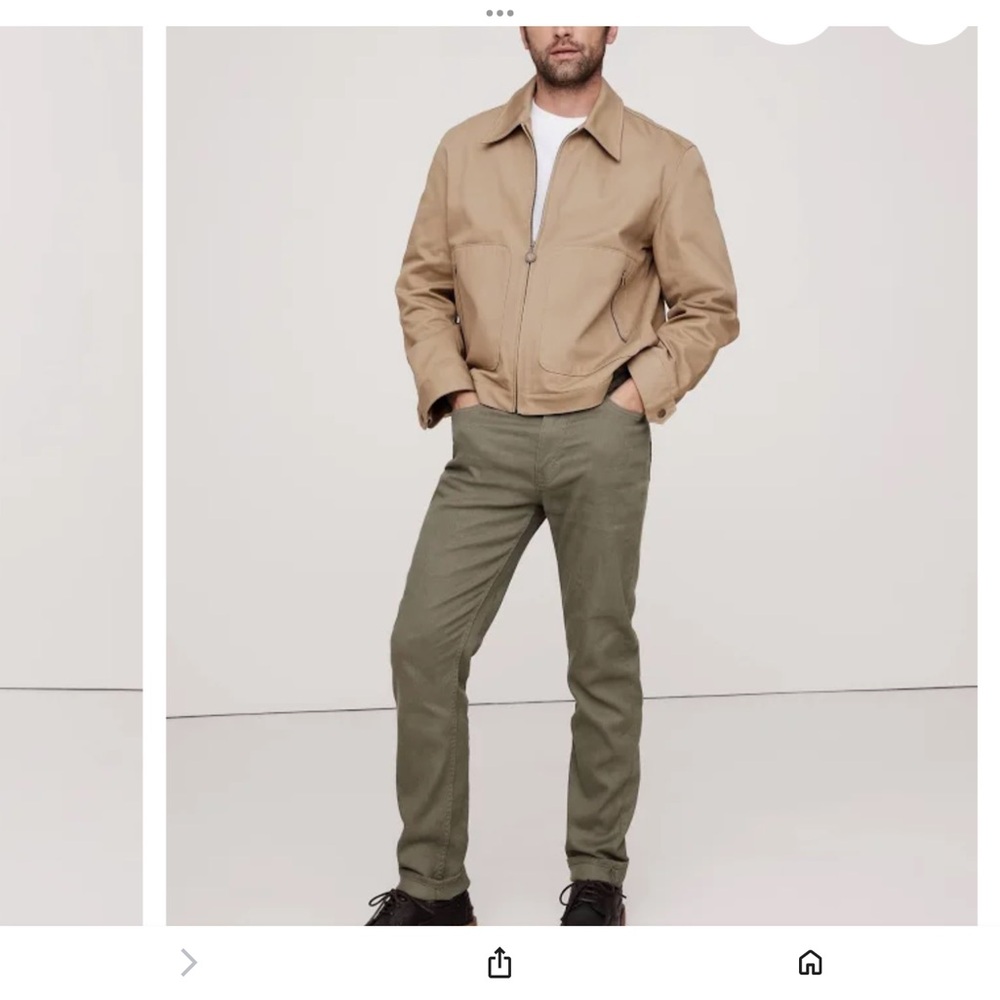 Banana Republic Factory Men’s Washwell Linen‎ Blend Slim Fit Pants